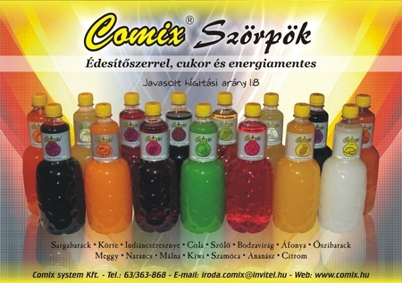 comix szörpök